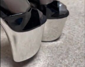 Spandex & Pleaser High High-Heeled Shoes Adore with LatexSquid