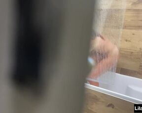 A mate of my on me in the douche...