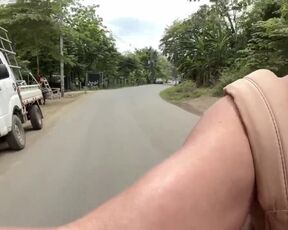 Displaying my jugs for the entire town to witness