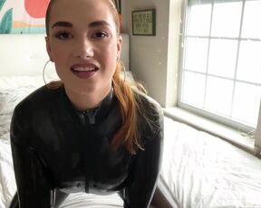 Latex Busty Girl. Not Naked. Only Pure Fetish