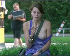 Anne Wünsche nackte - The sweet hires bestof (2015) public topless