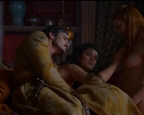 Josephine Gillan nude, Kristen Gillespie topless - GameofThrones s04e01 (2014) Hot scene