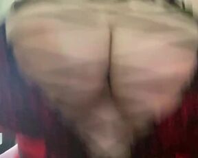 Rubbing huge tits in lingerie for you