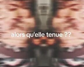 French black-haired with a ultra-cute bootie, attempts garbs on tik tok