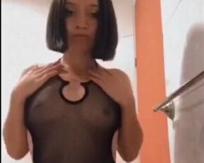 Meaty CABOOSE Latina Thalia gropes her humid vagina till she shoots a load