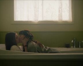 Anwen O'Driscoll, June Laporte nude - You Can Live Forever (2022) all lesbian hot kiss scenes