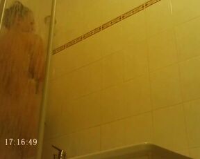 Hidden camera in the shower