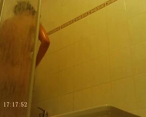 Hidden camera in the shower