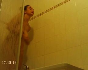 Hidden camera in the shower
