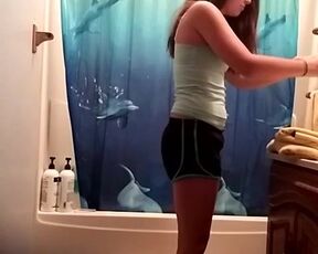 Hidden Cam Bathroom - Young Girl Explicit nudity