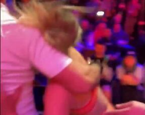 Women's MMA. Hot GIRLS Underwear Pre-Sparing