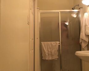 Hidden SpyCam in Bathroom - Topless Amateur Girl in Home