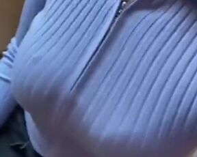 Busty Babe from TikTok Nude Challenge