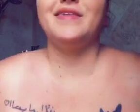 Stomping big titties in a TikTok