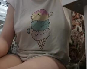 Frolicking with jugs while the beau is in the douche