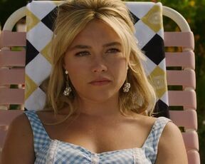 Florence Pugh - Don't Worry Darling (2022) nudity scene from the movie