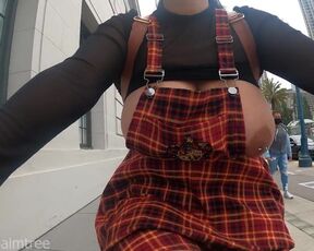 Ideal nipply day for a bare-breasted bike rail - Liking the views - Teaser