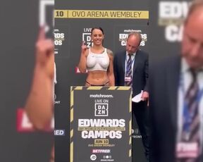 Cherneka Johnson hottest. Hd Art Weigh-in before the fight.mp4