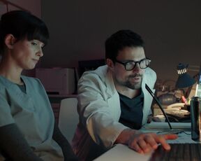 Paulina Andreeva, Nino Ninidze, Alena Akimova - 13 Klinicheskaya (2022) Russian TV Show. Topless Episode