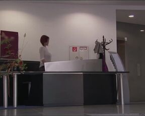 She unbuttoned her blouse and showed off her big breasts in public