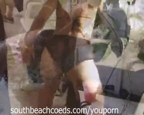 Bare Gals on South Beach Part 1