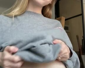 Bony model showcased off her ultra-cute pair of fleshy elastic boobies by pomme325 - BOOBS RADAR