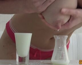 Packing shot glasses with my torrid milk