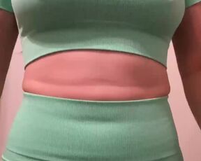 Super-Naughty lady's yoga usually finishes with frenzied jiggling of her pointy all-natural globes by twosexyasians - Topless TikTok