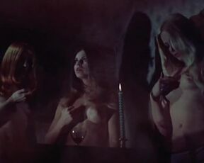 Julie Thilpot, Bonnie Neilson, Mira Pawluk topless- Cannibal Girls (1973) Classic naked scenes