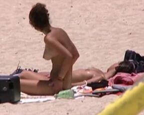 South Florida Chicks Bare on the Beach
