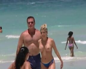 South Florida Chicks Bare on the Beach