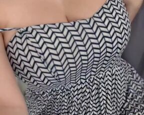 Chubby stunner showcases off giant udders and decently smacks her puffies by your_submissive_doll - TikTok Nude