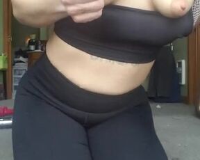 Amateur Lactation small tits. Home alone frolicking with my white nips