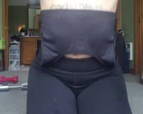 Amateur Lactation small tits. Home alone frolicking with my white nips