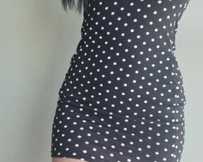 Brown-Haired takes off her sundress to display off her fine milk cans by atomicbrunette18 - Topless TikTok