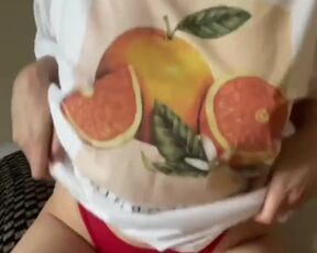 Joyful school gal dropped her strenuous pierced funbags out of her large t-t-shirt by emilia.taylor - TIKTOK SEXY