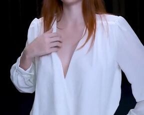 The red-haired thinks that all her power is in the brain, but she is obviously mistaken by kiarajean - Nudity TIKTOK