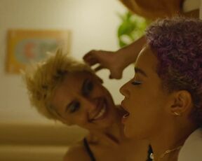 Jasmin Savoy Brown, Sophia Taylor Ali - goddamnit (2022) nude movie scene