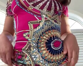 Enthralling honey in front of the web cam elevates the sundress under which there is no lingerie by azalyastar - TIK TOK BOOBS