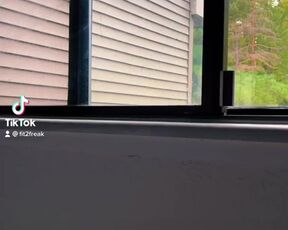 Fetish Girl. Topless Tik Tok Challenge