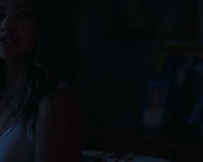 Gina Rodriguez in public nudity movie scene - Awake (2021)