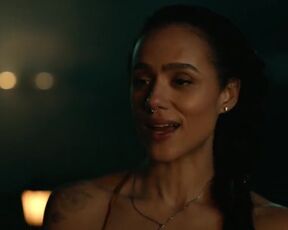 Nathalie Emmanuel, Stephanie Corneliussen - The Invitation (2022) Nude Scene from the movie