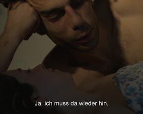 Manon Heugel nude sex scene - Fleeing in Europe (2019) Topless Video
