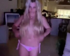 Britney Spears - Home Topless Video (2022) How the celebs go crazy