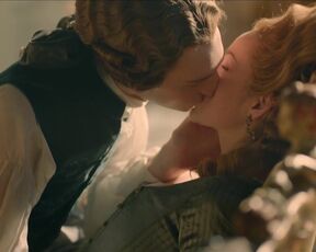 Nina Aboutajedyne, Emilia Schüle dressed sex scene - Marie Antoinette (2022) s01e05-06