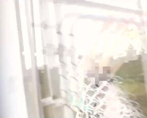 Naked Young Girl and Mirror - Show Walking#1