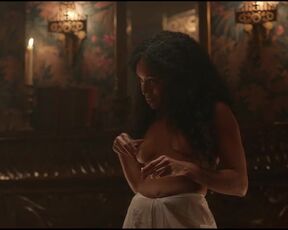 Najah Bradley nude - Interview with the Vampire (2022)  s01e01 Threesome Sex Episode