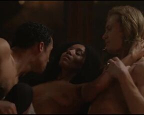 Najah Bradley nude - Interview with the Vampire (2022)  s01e01 Threesome Sex Episode