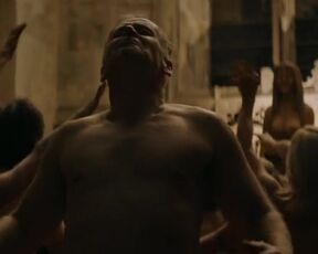 Kate Dickie, Jemima Rooper nudity thriller scene - Matriarch (2022)