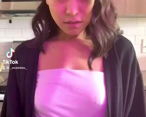 Sharp topless challange. Whoa!